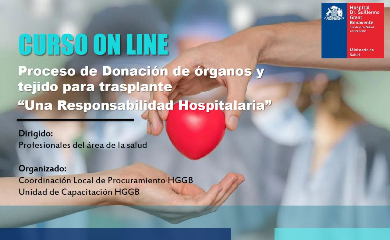 17 - Proceso de Donación Órganos y Tejidos para Trasplante "Una Responsabilidad Hospitalaria" (07/09/2026 - 25/09/2026)